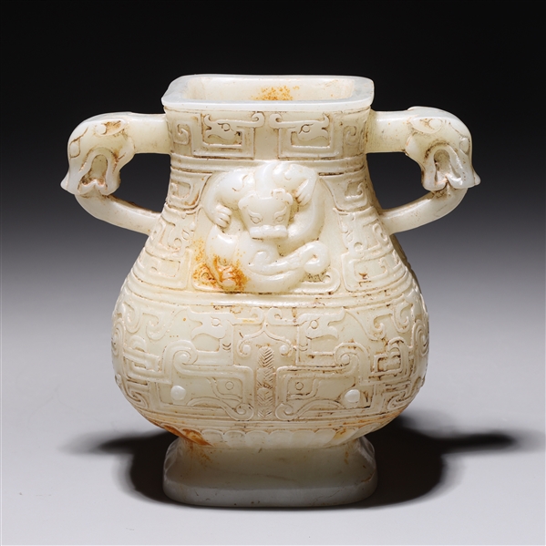 Chinese carved hardstone vase in 2ad1d9