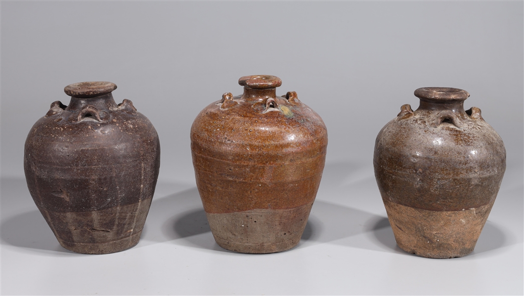 Three various Spanish jugs with