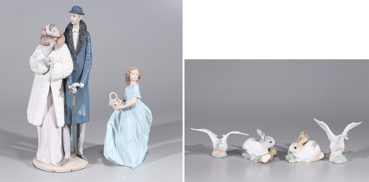 Group of six various Lladro porcelains  2ad217