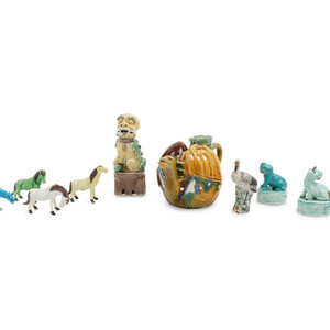 Ten Chinese Porcelain 'Animal'