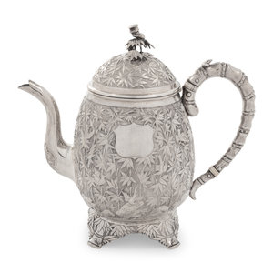 A Chinese Export Silver Teapot
MARK