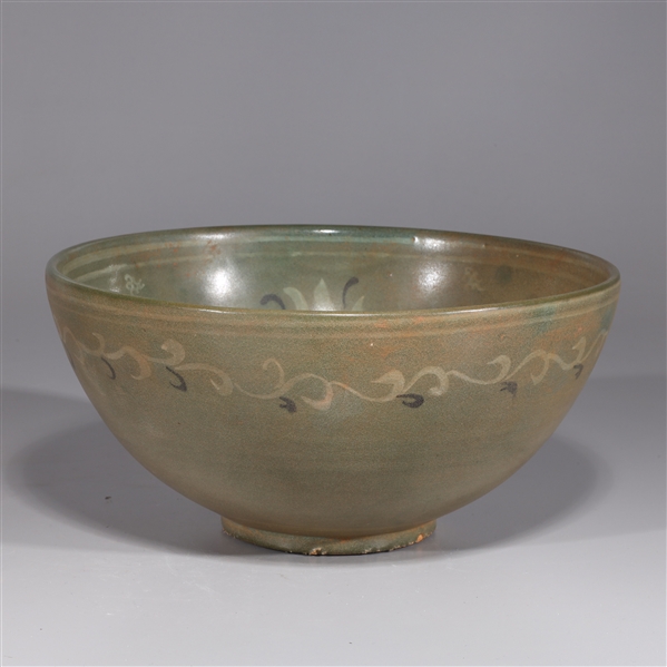 Large Korean celadon glazed ceramic