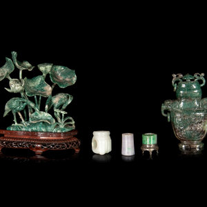 Five Chinese Jadeite Articles
LATE