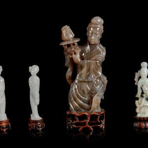 Four Chinese Hardstone Figures 2ad33e