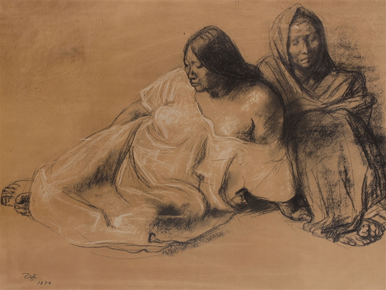 Francisco Zuniga drawing of two 2ad38c