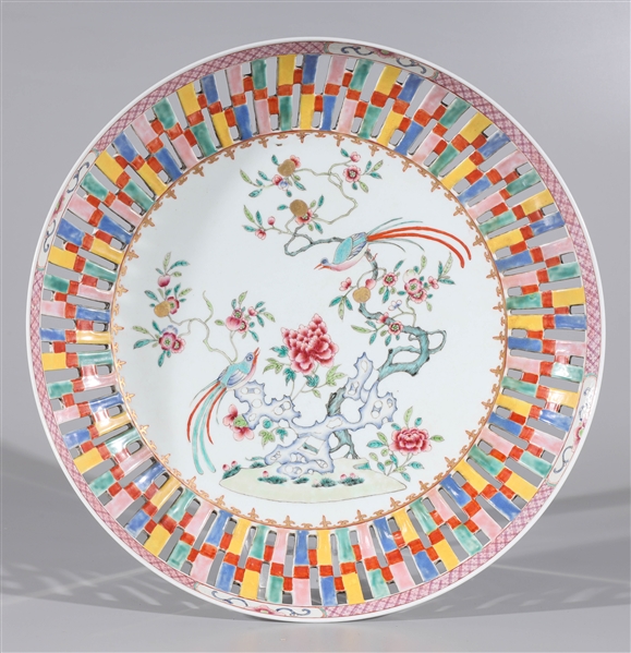 Chinese famille rose enameled porcelain