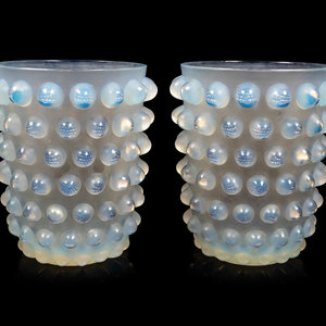 Ren Lalique Circa 1930 pair of 2ad456