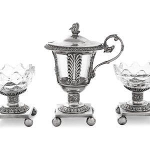 Three French Silver Table Articles
Pierre-Jacques