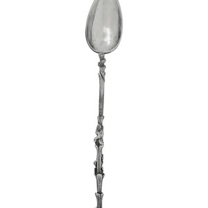 A Continental Silver Citrus Spoon 19th 2ad49e