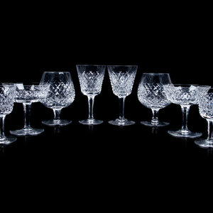 A Waterford Cut Glass Stemware Service
20th