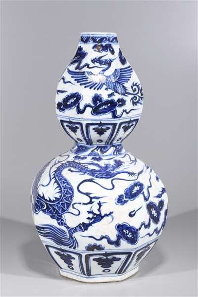 Chinese blue and white double gourd 2ad4d9
