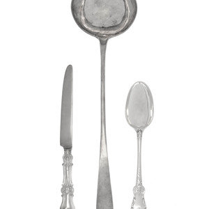 An English Silver Partial Flatware 2ad4f6