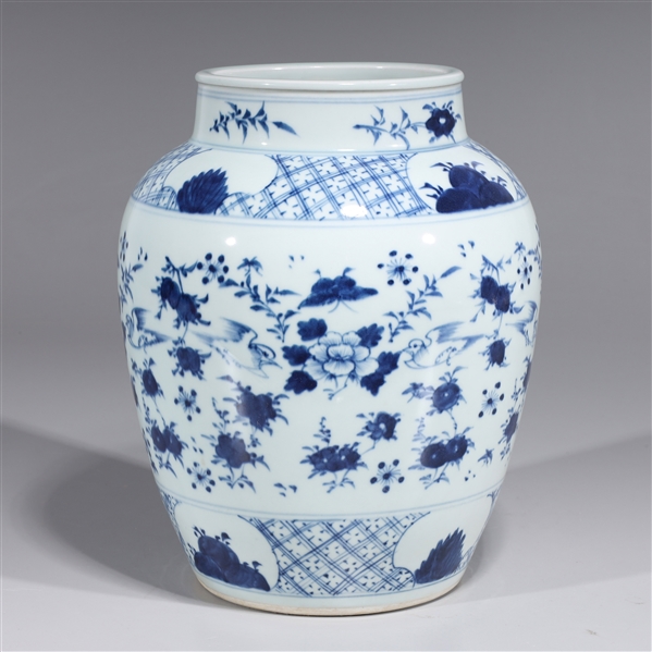 Chinese blue and white porcelain vase