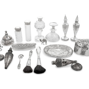A Group of Silver and Silver Mounted 2ad5b0