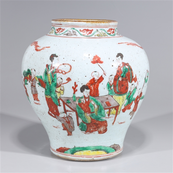 Chinese ceramic wucai vase with 2ad5bd