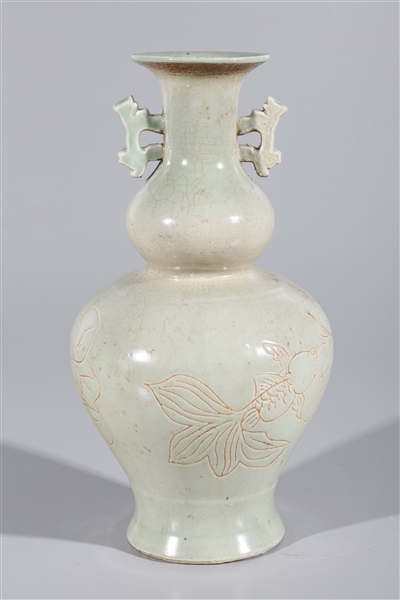 Chinese celadon glaze vase with