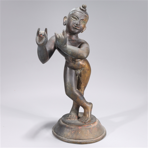 Large antique Indian bronze statue