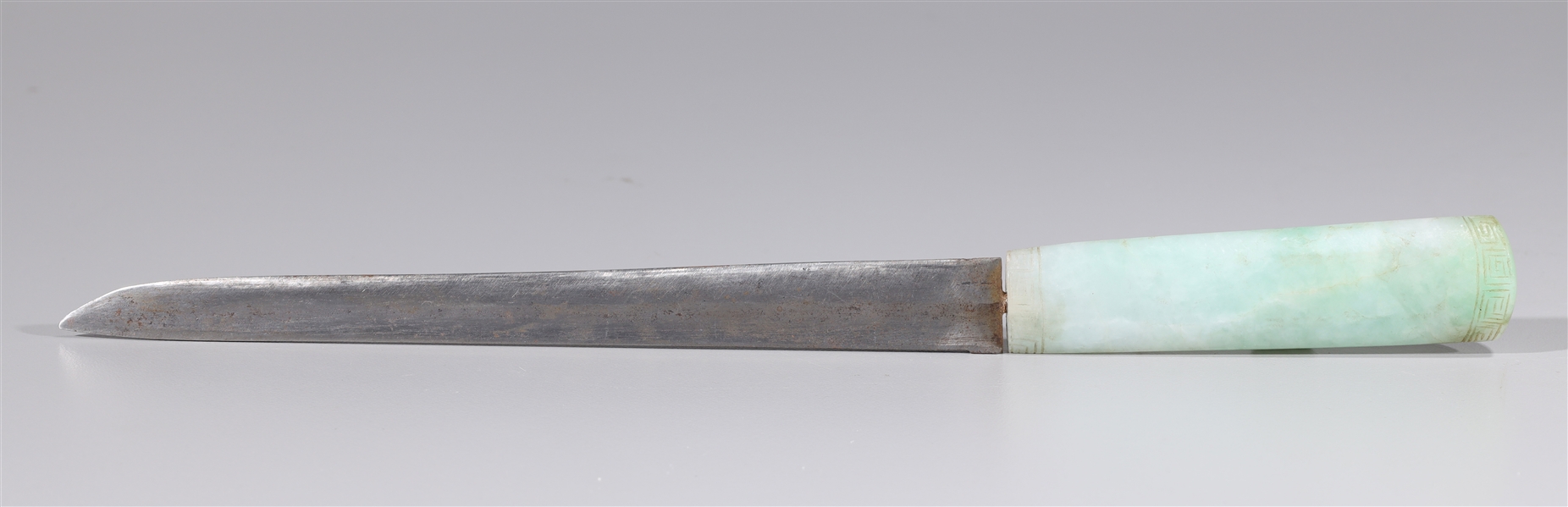 Antique Chinese knife with jade