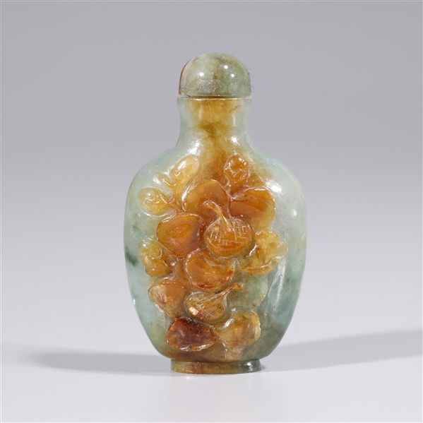 Chinese carved jadeite snuff bottle 2ad666