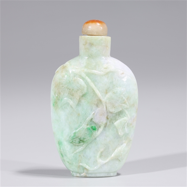 Antique Chinese carved jadeite
