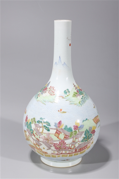 Chinese enameled porcelain famille