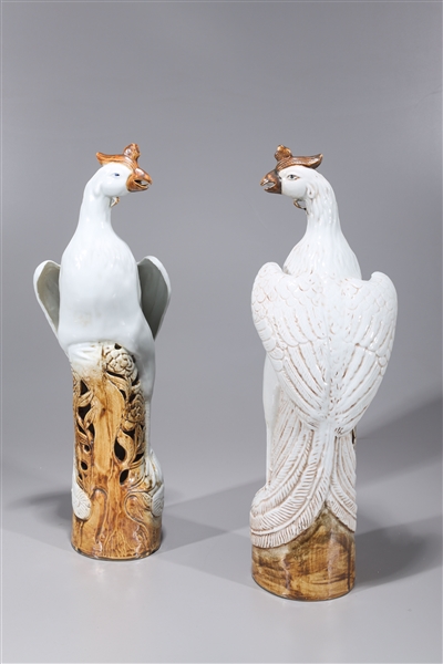 Pair of Chinese enameled porcelain