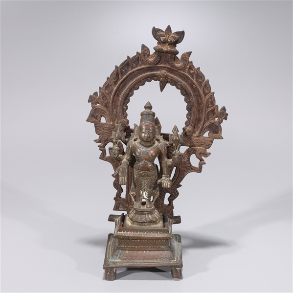 Antique Indian copper alloy three-piece