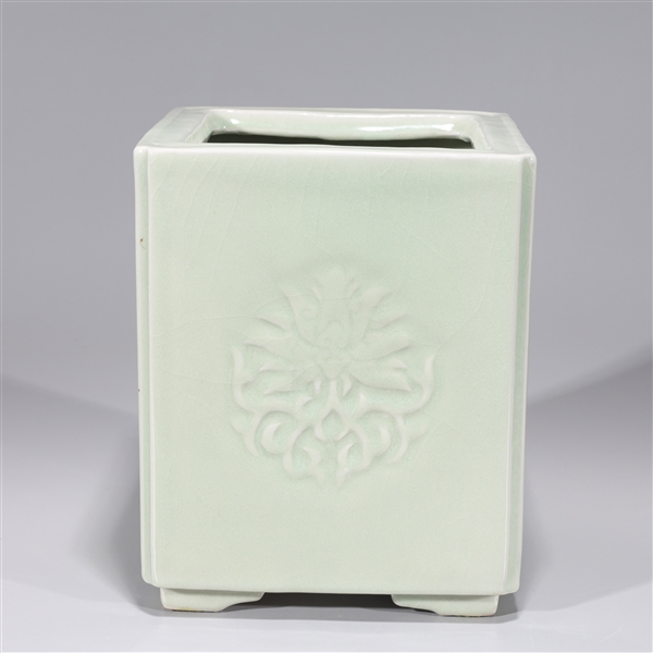 Chinese celadon glazed square form 2ad6fd