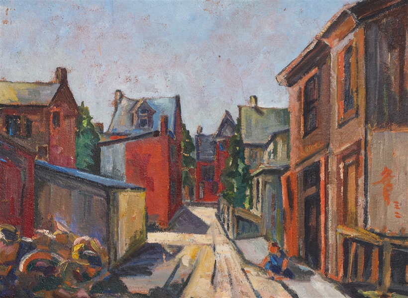 Oil Painting of Allentown PA  2ad702