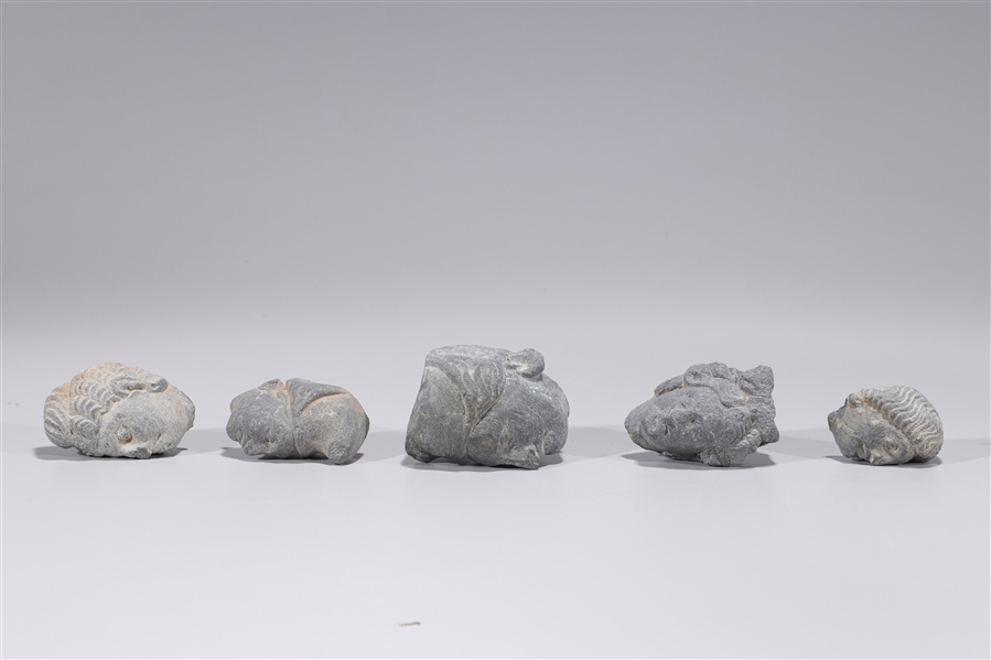 Group of five various Gandharan 2ad754