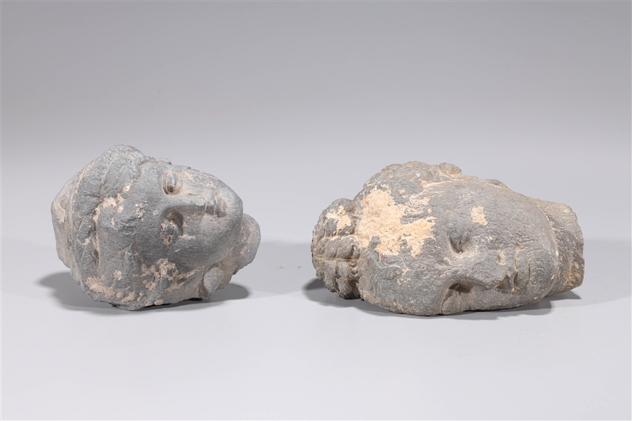 Two large carved Gandharan Schift 2ad755