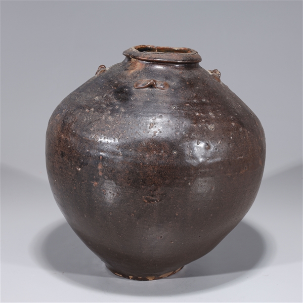 Large Chinese Yuan dynasty brown