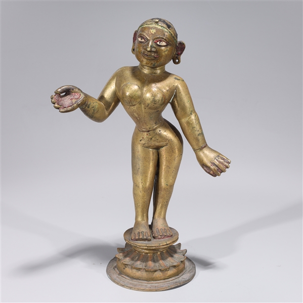 Antique Indian bronze and copper