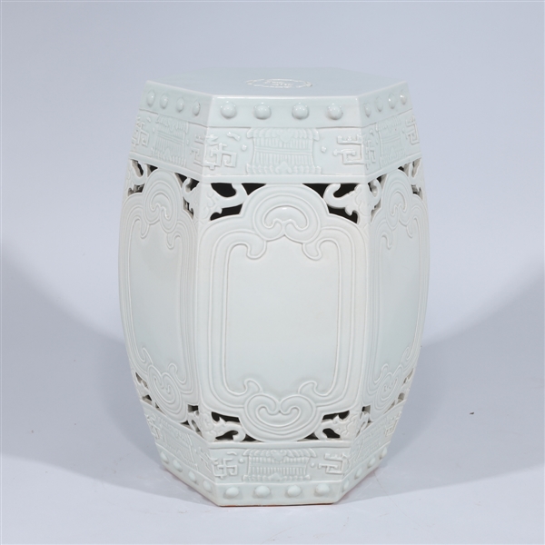 Chinese hexagonal celadon porcelain