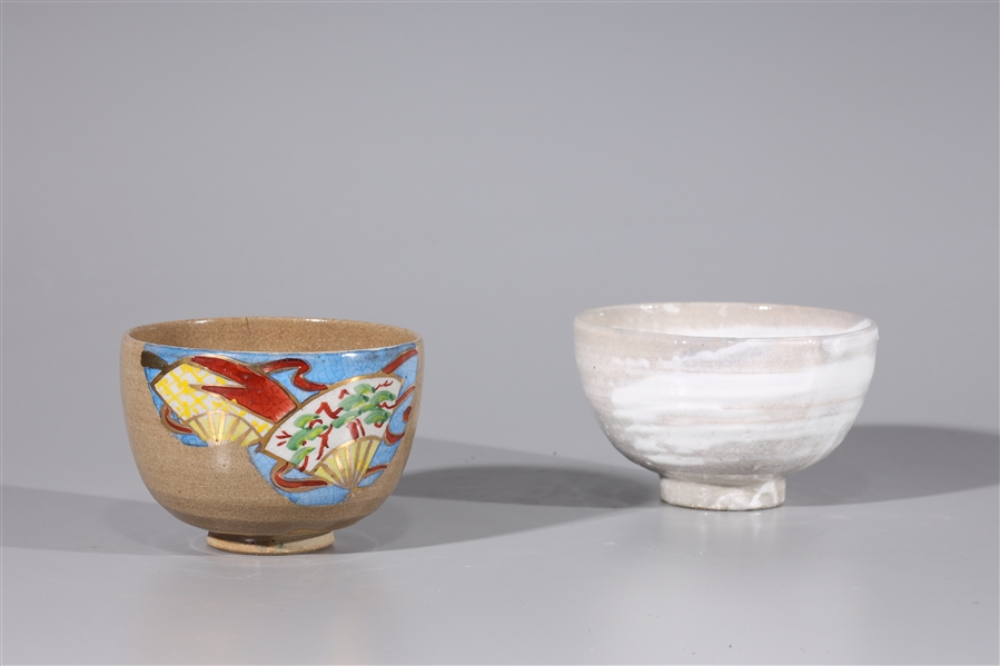 Two Chinese glazed ceramic bowls  2ad83a