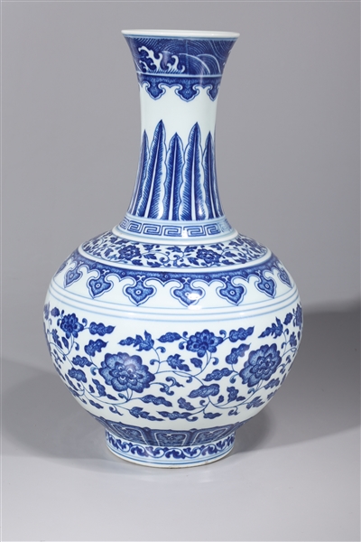 Chinese Qianlong style blue and
