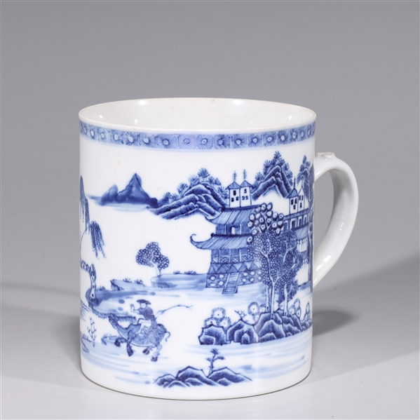 Large Chinese export style blue 2ad874