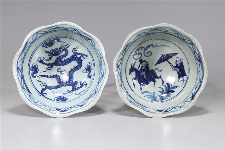 Two Chinese blue and white porcelain 2ad87b