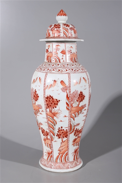 Chinese porcelain red and white