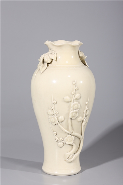 Chinese porcelain vase with floral designs