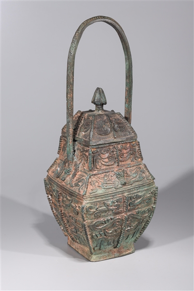 Chinese archaistic bronze covered