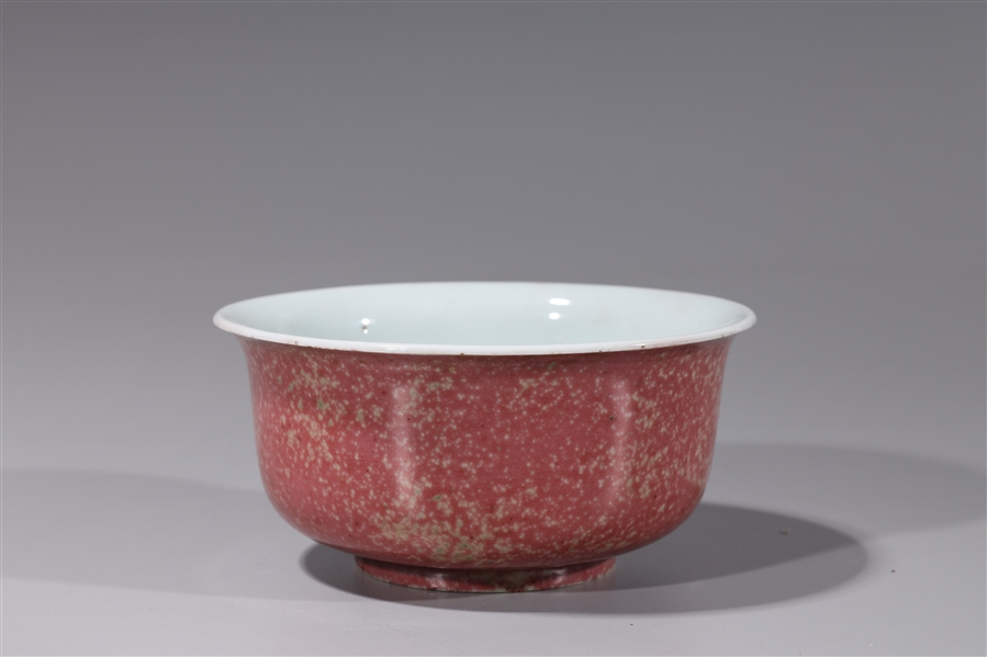 Chinese peach bloom glazed bowl  2ad930