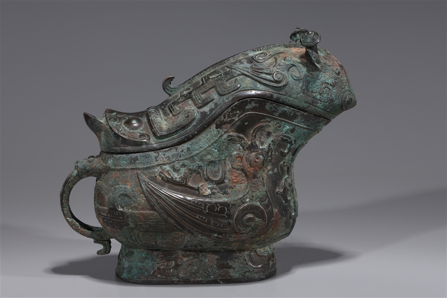 Chinese bronze archaistic animal 2ad93c