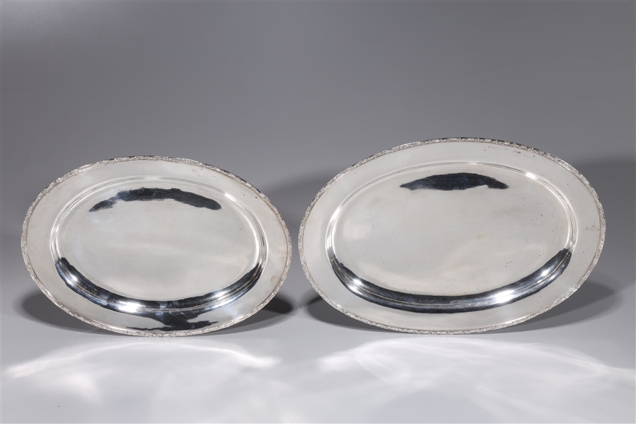 Two Chinese sterling silver serving 2ad94f