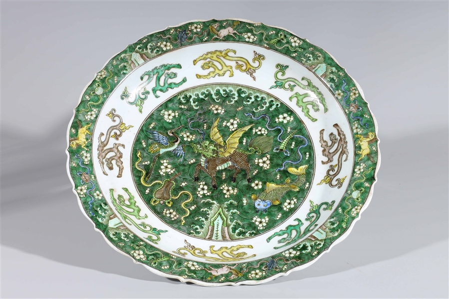 Chinese cloisonne enamled porcelain
