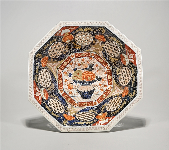 Japanese-style octagonal porcelain