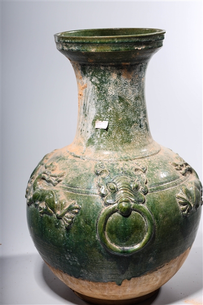 Chinese parcel-glaze ceramic vase;