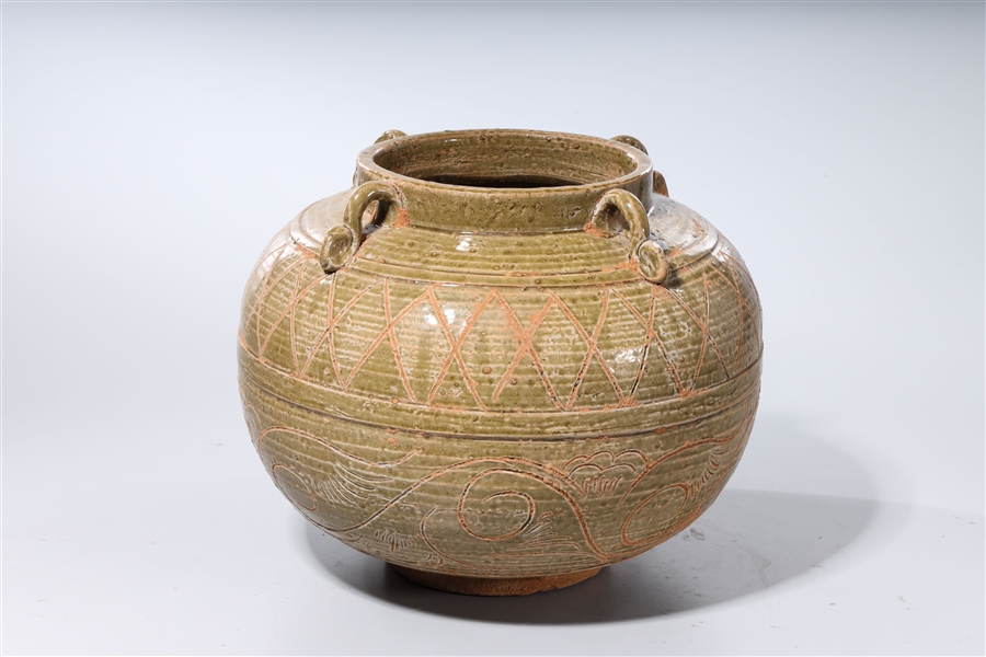 Chinese Han-style glazed ceramic