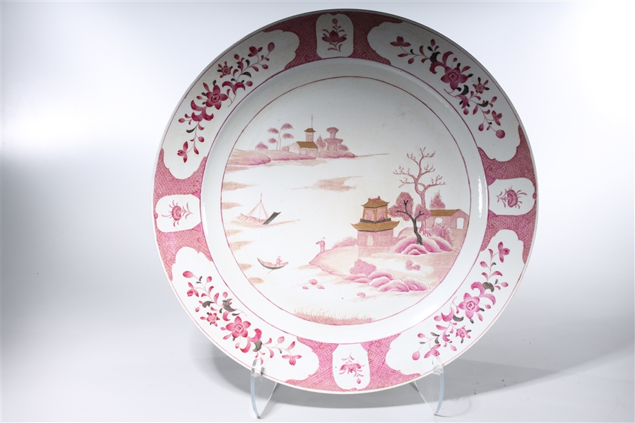 Large Chinese enameled porcelain