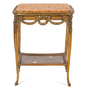 A Louis XV Style Giltwood Table Late 2adaae